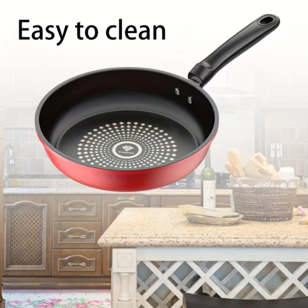 9.4" Nonstick Frying Pan | Food-Grade Stainless Steel | Honeycomb Free spatula