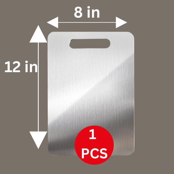 2/3PCS Titanium Coated Stainless Steel Cutting Board – Double-Sided, Anti-Slip