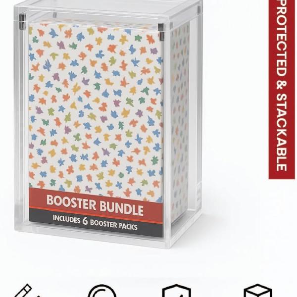 Pokemon Magnetic Booster Box Acrylic BOx Case! Pokémon Card Protective Display