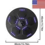 Musical Boxing Machine Wall Mounted Punch Target Training Equipment w/ Bluetooth
