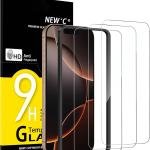 NEW'C 3 Pack Designed for iPhone 17,17 Pro, iPhone 16 Pro Screen Protector 6.3in