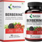 Berberine 1500 mg – with ALA, Ceylon Cinnamon, Gymnema & Black Pepper 900 mg | Blood Sugar & Metabolic Support | 90 Vegan Capsules 30 Day Supply