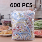 200 pcs Food Grade Plastic Wrap Covers Safe for Food Lids Cover